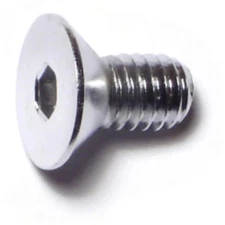 5/16"-18 x 5/8" Chrome Grade 8 Flat Socket Cap Screws (10 pcs.)