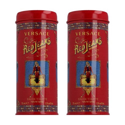 2x Versace Red Jeans EDT 75ml