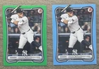 (2) Aaron Judge 2026 Bowman Baseball Numbered Card Lot Green /99 Sky Blue /499
