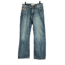 Ariat Jeans Men 29 x 30 Blue M4 Relaxed Boot Cut Legacy Denim Western Cowboy