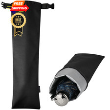Cosmos 1 Pc Umbrella Bag Waterproof Travel Umbrellas Storage Pouches Black