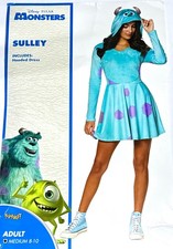 Disfraz de monstruos Spirit Halloween - SULLEY - Vestido para mujer adulta - Mediano 8 - 10