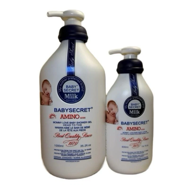 Baby secret Amino acid lotion and wash set for kiddies
Opens in a new window or tab