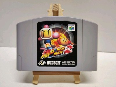 Bomberman64 2 The Second Attack N64 Nintendo 64 Japan Version Authentic  Tested