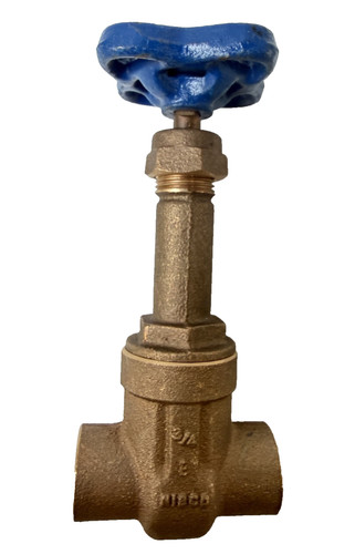 NIBCO S-111 3/4" Bronze Gate Valve Threaded NPT 200 PSI Class 125 NL0500D NOS
