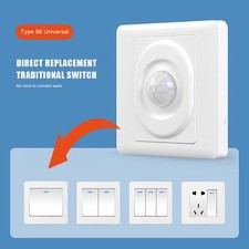 PIR motion sensor switch, Automatic Infrared PIR Body Motion Sensor Switch Wall