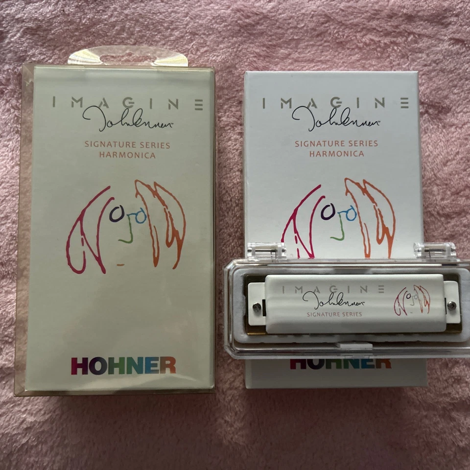 Hohner Imagine John Lennon Signature Series Harmonica #592JLS Sealed Brand-New - Image 3 of 4