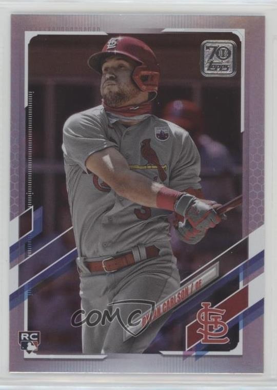 2021 Topps Rainbow Foil Dylan Carlson #285 Rookie RC 12g7