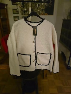 BAUMWOLLJACKE WEIß