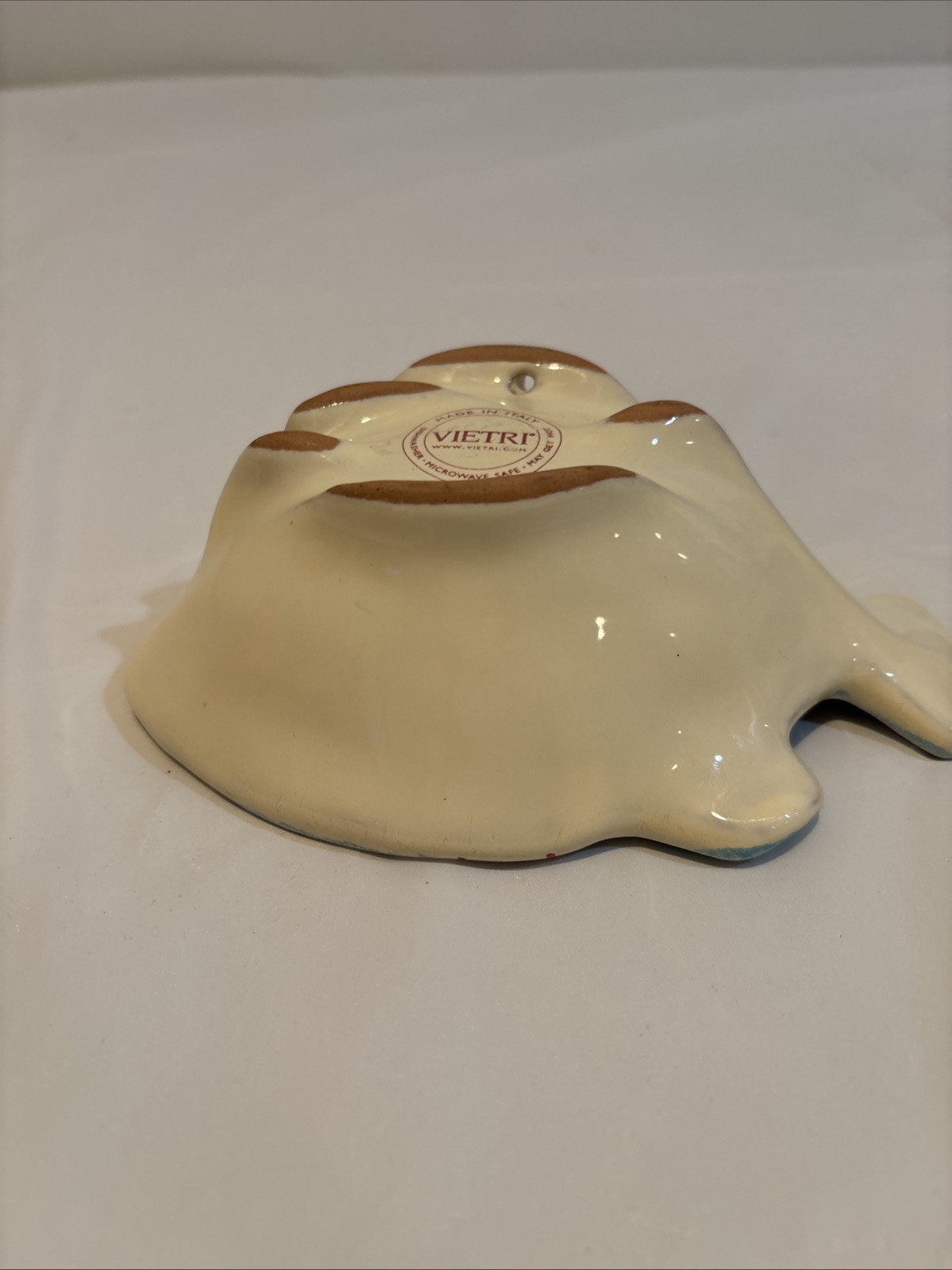 Solimene Vietri Italy Fish Trinket Dish Dip Condiment Soap Bowl 6"