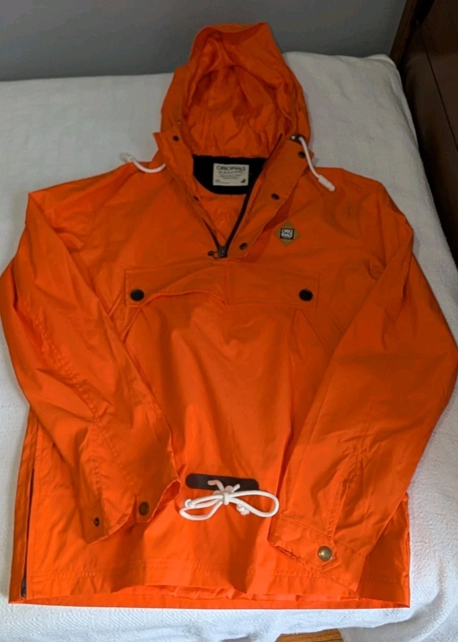 Mens Rain Jacket, Windbreaker, Jack & Jones Outerwear Huge front pocket, medium