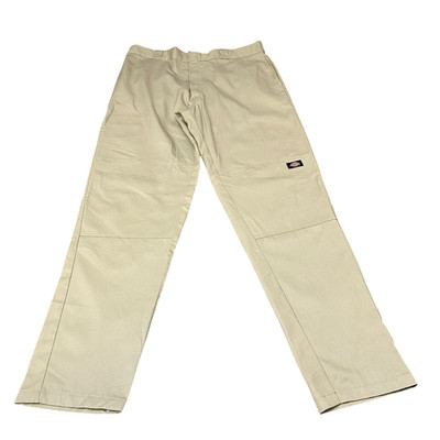 Dickies Flex Arbeitshose Herren XL beige Doppelknie Handytaschen gerades Bein