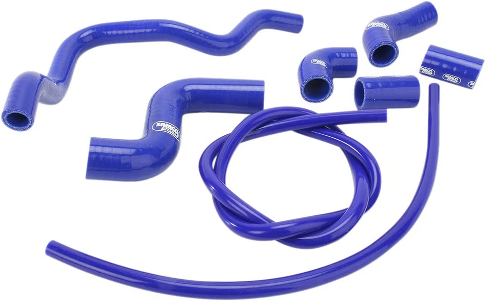 Kit de manguera de radiador Samco Sport - azul motocicleta bicicleta de calle moto de tierra APR6-BL Foto 2 de 4