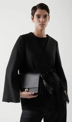 COS Tasche Leder Strukturtasche Premium Collection
