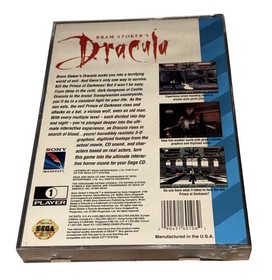 Bram Stoker's Dracula Sega CD 1992 Complete w/ Case & Manual TESTED/WORKS No Reg
