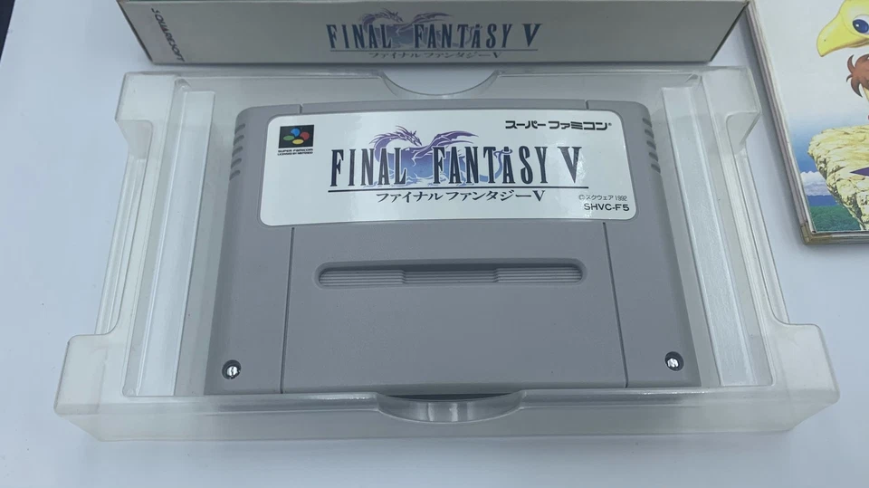 Final Fantasy V 5 Nintendo Super Famicom Japan COMPLETE CIB FF5 w/ box & manual - Image 2 of 4