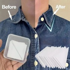 Shirt Stiffener - Collar Shape Paste for Polo Shirts - Plastic Collar Brace