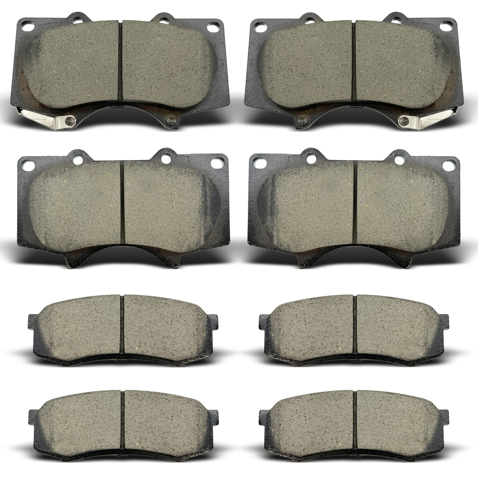 Front and Rear Ceramic Brake Pads fit for 4Runner FJ Cruiser Sequoia GX460 GX470