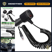 Dual Fast Charge Radar Detector Power Cord for Escort Max360  More