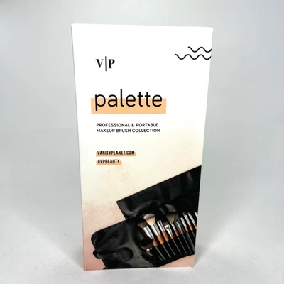 Vanity Planet Palette Makeup Brush Kit 15pc Set Roll Case Professional Portable - Image 1 of 4