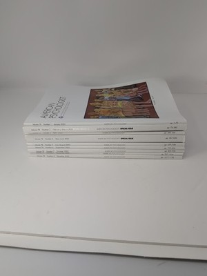 Complete Set Of American Psychologist Volume 78(2023) Numbered 1-9