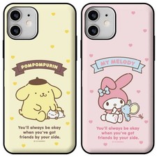 Sanrio Friend Card Door Case for Galaxy S23 S22 S21 Ultra Plus Korea made