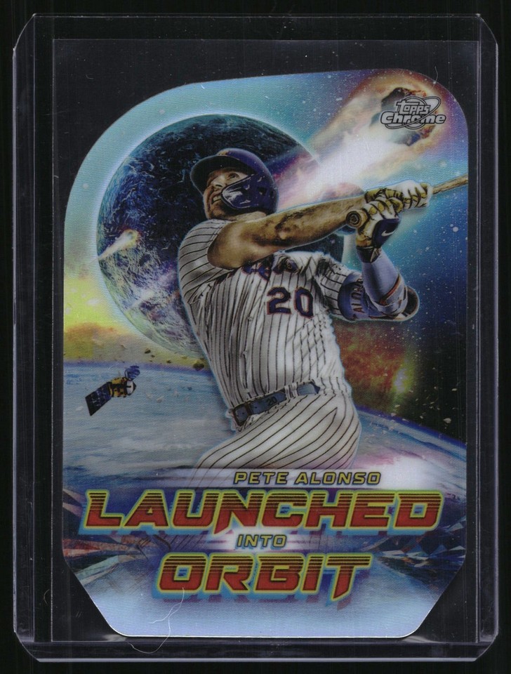 2023 Topps Cosmic Chrome Launched Into Orbit #LIO-10 Pete Alonso 2023 Topps Cosmic Chrome Launched Into Orbit #LIO-10 Pete Alonso