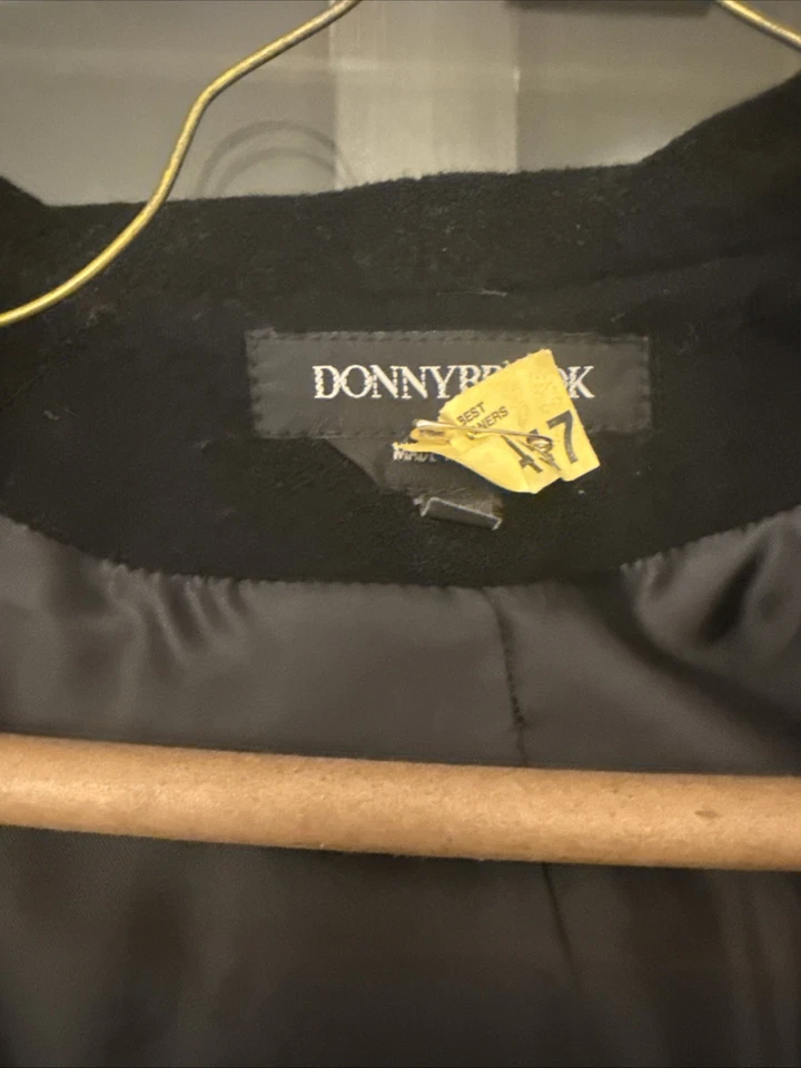 Donnybrook  Black  coat Hooded-size 2 Black - Image 3 of 4