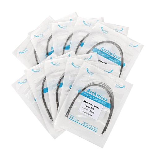 10-100pcs Dental Orthodontic Stainless Steel Arch Wires Round Ovoid Form CE FDA - Picture 7 of 25