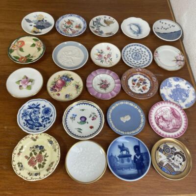 フランクリン ポーセリン　 世界の名窯　ミニチュア　プレート　飾り皿 23枚 Franklin Porcelain World Famous Kiln Miniature Plate