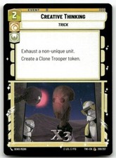 Creative Thinking #200 Star Wars Unlimited TOR NM X3