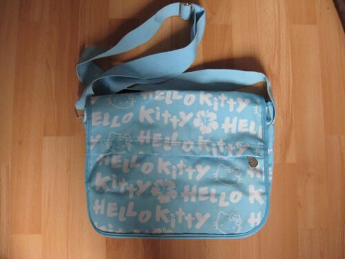 Hello Kitty Umhängetasche Schultertasche Schultasche Laptop Hellblau - Bild 1 von 9