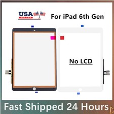 For iPad 6 6th Gen 2018 A1893 A1954 Touch Screen Digitizer Glass Replacement