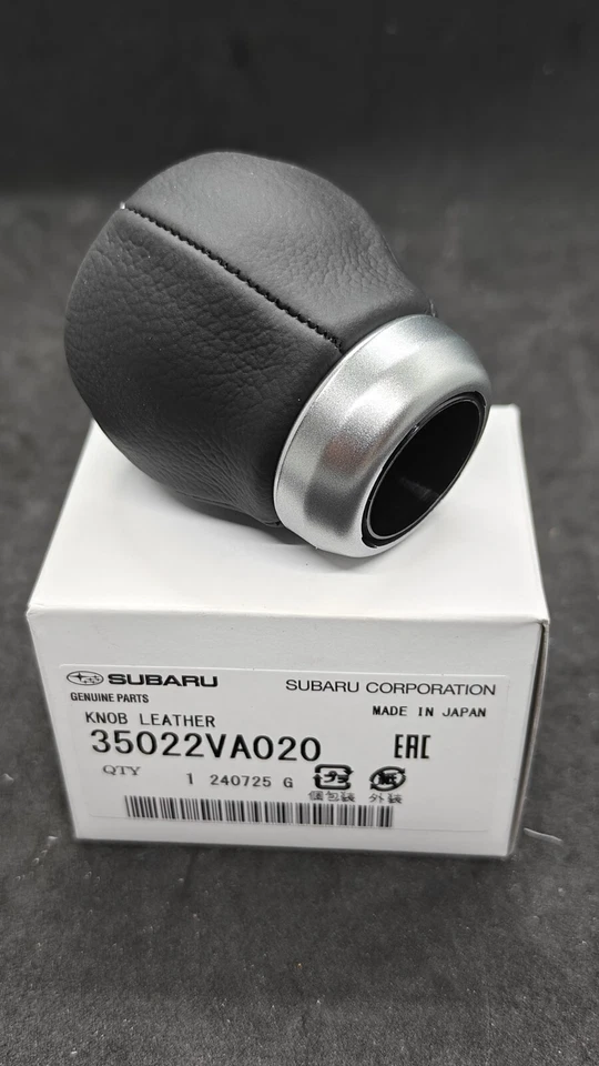 SUBARU 35022VA020 IMPREZA WRX STI 6 VELOCIDADES PERILLA DE CAMBIO FABRICANTE ORIGINAL 04-24 NUEVO US ST Foto 3 de 4
