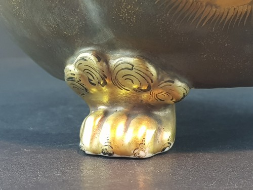 Unusual Antique Victorian Grotesque Three Footed Toad Vase - Moore Brothers - Picture 11 of 20