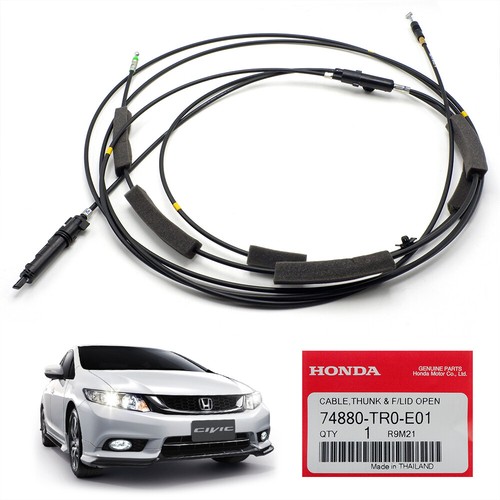 Lid Open Trunk / Fuel Gas Door Release Cable For Honda Civic FB Sedan '2012 '15 - Picture 3 of 9