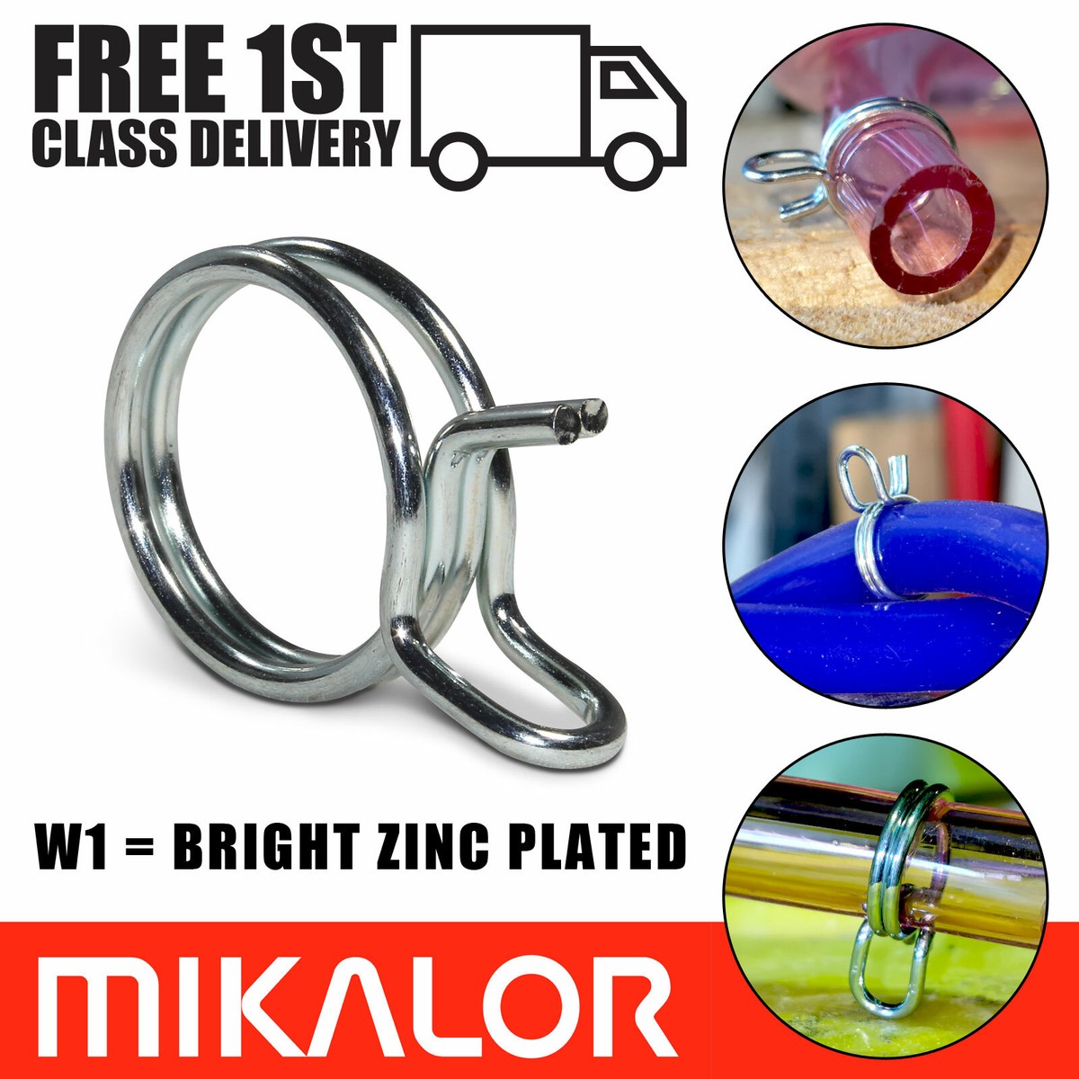 Connect Molla Clip - Per Connettori Della Linea Del Carburante 10pz - Foto 9