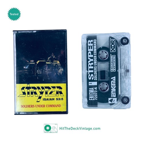 5 Stryper Cassette Tapes - Hell With The Devil, Reason For The Season, Soldiers - Picture 9 of 12