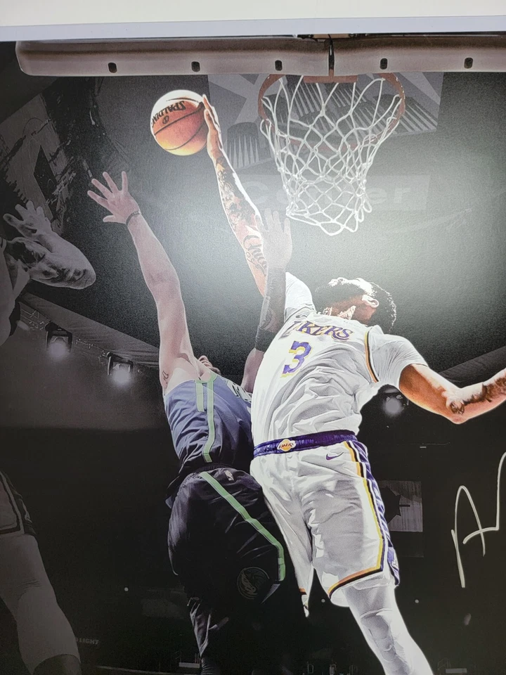 Фотография Энтони Дэвиса из Los Angeles Lakers подписанная 20x24 LE #36/100 Upperdeck  - Изображение 3 из 4