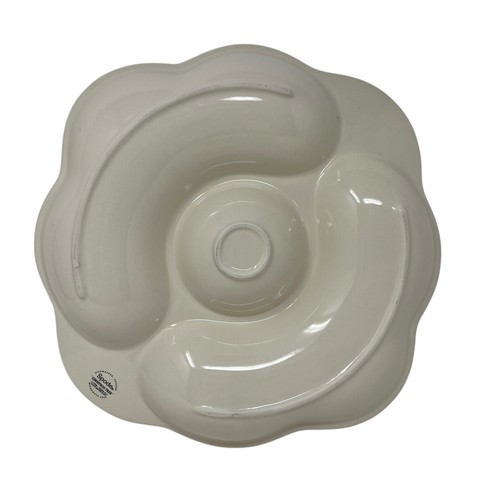 Spode Árbol de Navidad Crudita Verdura Servidor Plato Chip Dip Bowl Plato 13" - Imagen 6 de 10