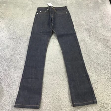 A.P.C New Cure H Jean Tres Etroit Mens 27x33 Button Fly Raw Dark Denim asfgdf
