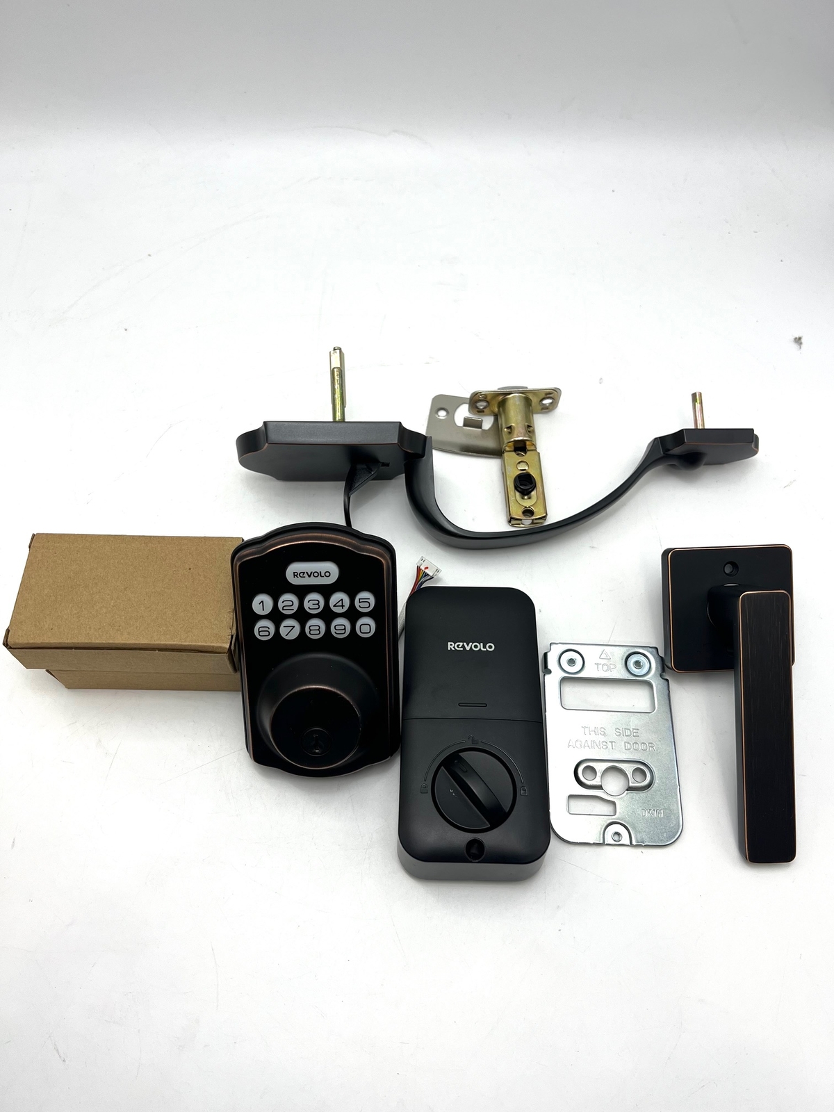 Revolo RE001 Keyless Entry Deadbolt Electronic Keypad Door Lock Scratch Dent-image