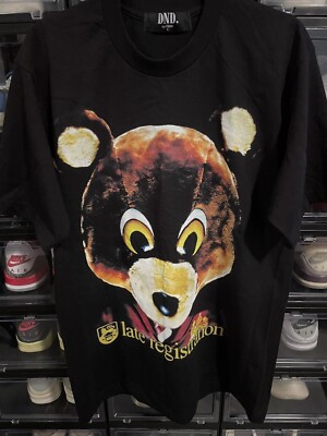 Remake Kanye West Late Registration Rare T shirt basic style S-5XL