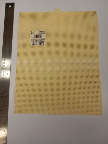 Plastic Canvas Lot - 43 NEW 10.5 x 13.5 Sheets 7 & 10 Mesh Pastel $1 A SHEET - Picture 6 of 10