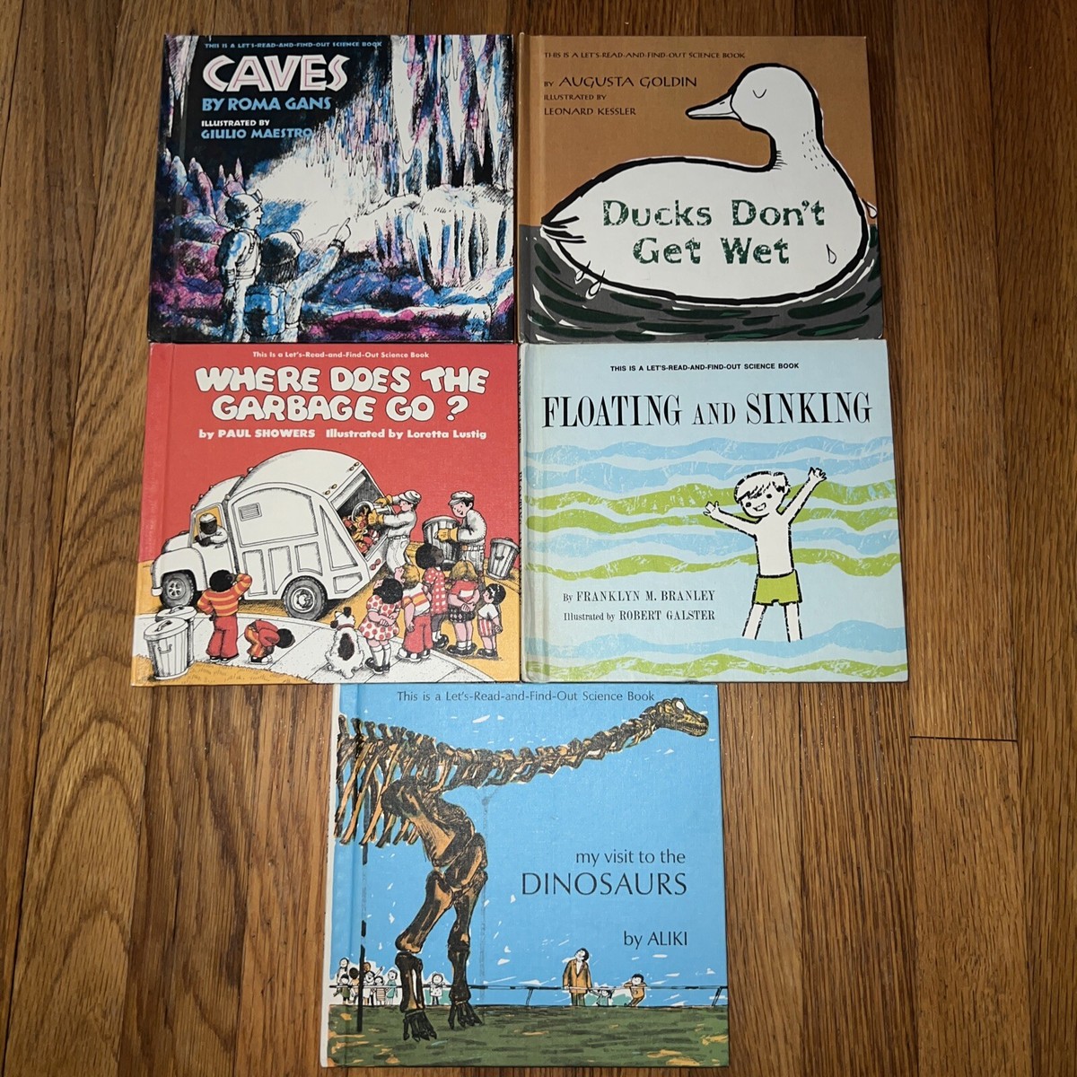 Vintage Let's-Read-And-Find-Out Science Books (Lot of 5, all