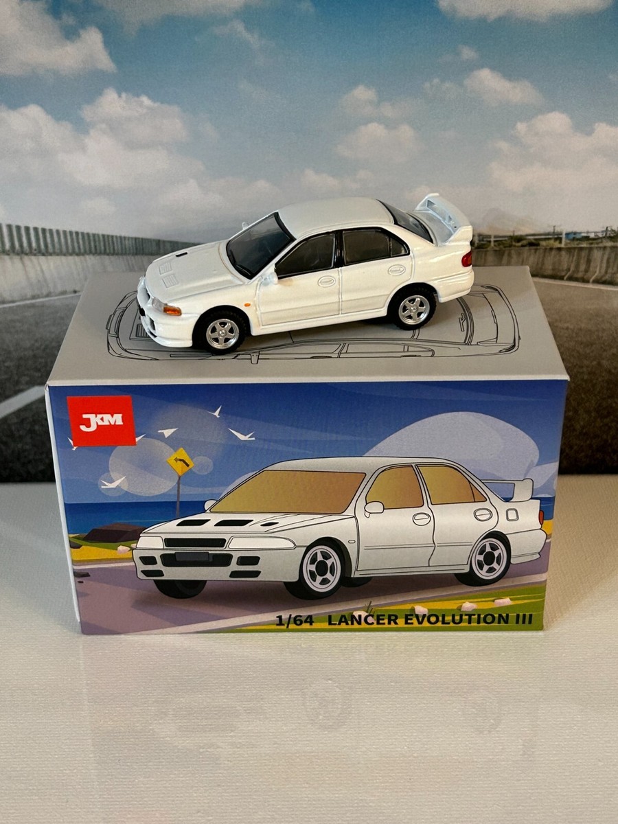 JKM Mitsubishi Lancer Evolution III Diecast Model 1/64 Scale NEW