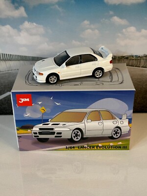 チェイスLancer EvoⅢ 1995 1/64 JKM Mitsubishi Lancer Evolution III Diecast Model 1/64 Scale NEW