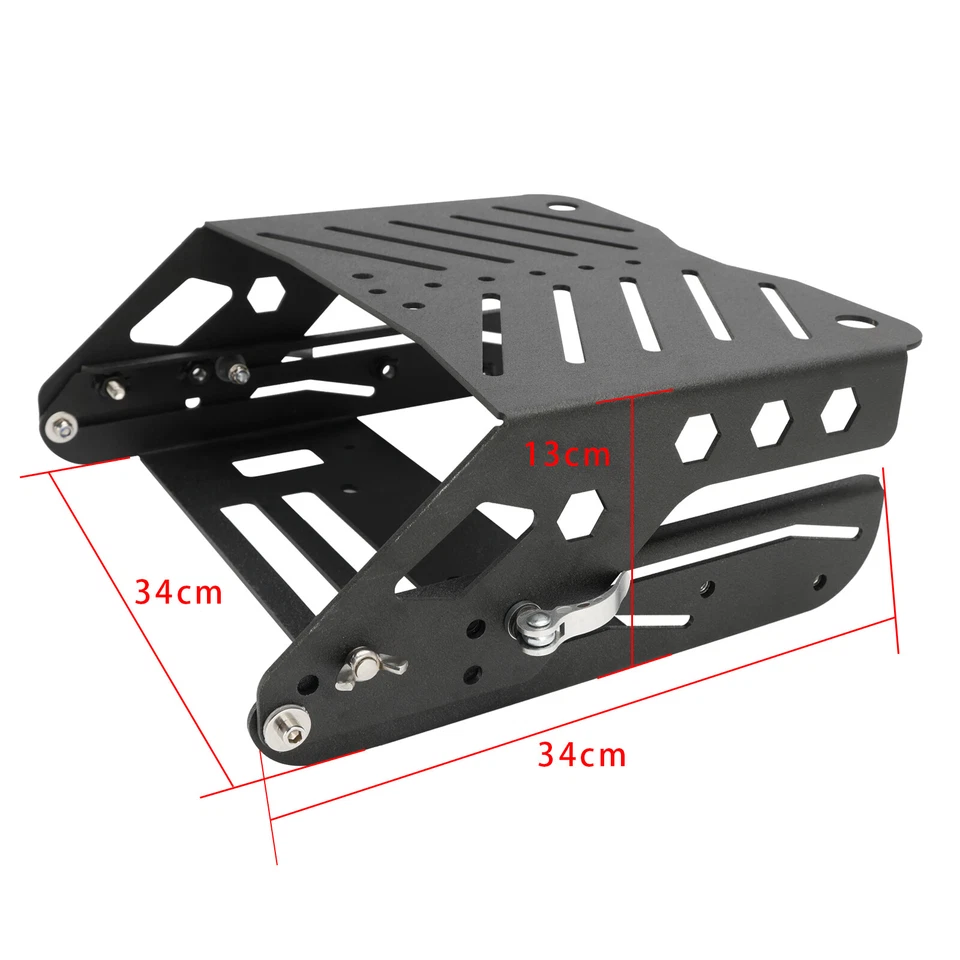 BLACK SLIDE CARRIER TOP CASE RACK FOR HONDA SUPER CUB / CROSS CUB 50 110 13-18 - Image 2 of 4