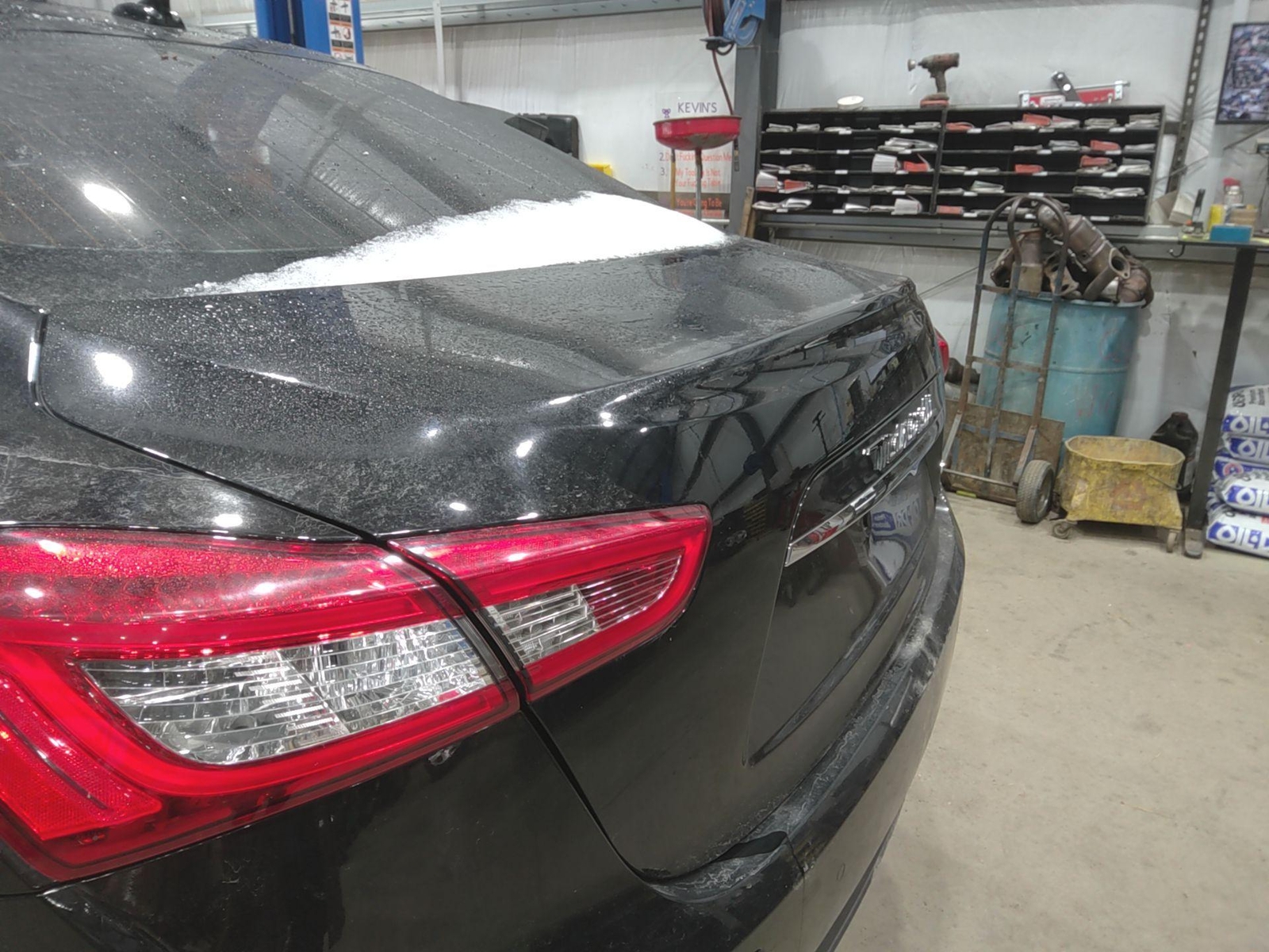 14-24 Maserati Ghibli Trunk Lid Deck-Lid Assembly Black NER OEM 673004651