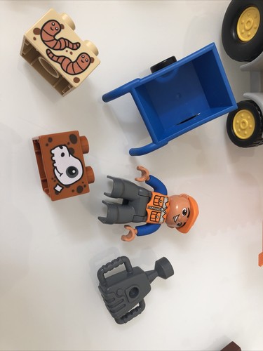 LEGO DUPLO 10811 Backhoe Loader Excavator - Complete HTF Retired - Picture 6 of 12